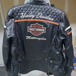 Womens rare like new Harley Davidson Riding Jacket Coat